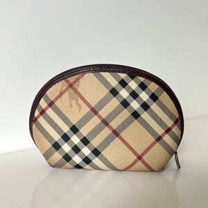 Burberry Nova Check Clutch Pouch EUC